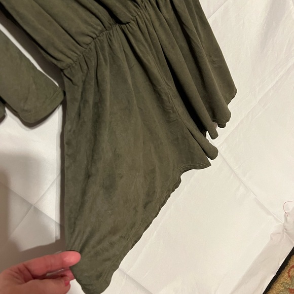 Sz  M PPLA  Peoples Project L.A cute Moss Green Romper - Picture 5 of 10